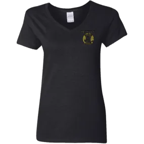 Yahuah Yahusha 04 Ladies Designer V-neck Cotton T-Shirt (4 Colors)